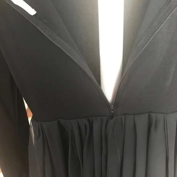 James Daugherty NY rare Vintage 1970s Black Gown XS perfect vampire vibe